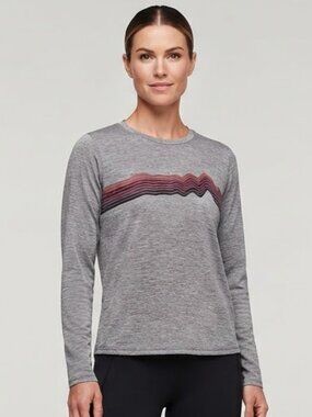 Patagonia Long-Sleeved Capilene Cool Daily Graphic Shirt -Size Medium